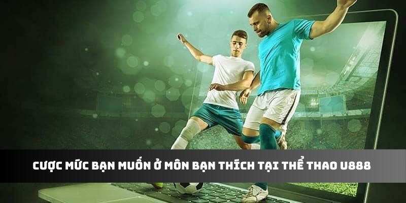 Cược mức bạn muốn ở môn bạn thích tại thể Thao U888 