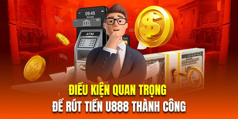 Người chơi có thể an tâm khi thực hiện giao dịch rút tiền U888