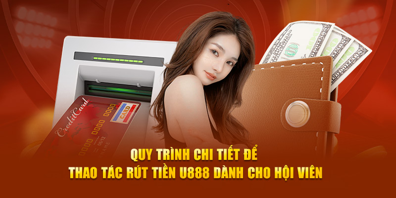 Người chơi có thể tìm thấy rút tiền U888 ngay tại trang chủ